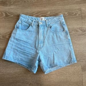 Princess Polly Swalla Shorts (light blue)